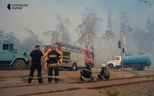 Fire breaks out in Kharkiv’s Saltivka: Fire has been contained