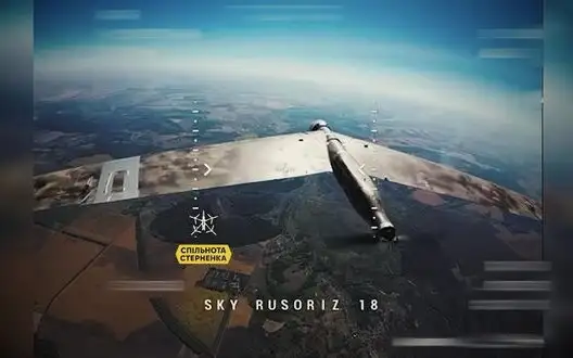 Kamikaze drone destroys enemy UAV "Zala Z-16" in sky. VIDEO