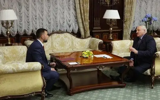 At meeting with Pushilin, Lukashenko said that Belarus is ready to cooperate with Ukraine on same basis as with "DPR"