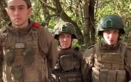 Four conscripts of Russian army were captured by fighters in Kursk region. VIDEO