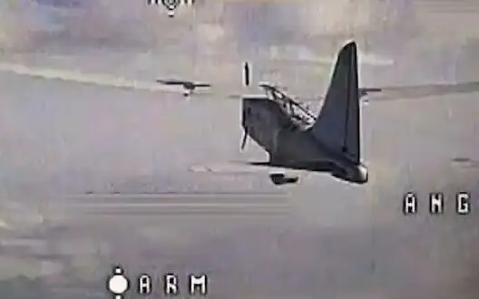 Kamikaze drones destroy Russian drones in air. VIDEO