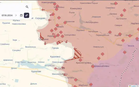 Enemy fully occupied Krasnohorivka and advanced near Hirnyk and Liubymivka - DeepState. MAP