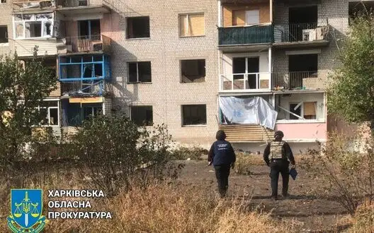 One person wounded in Russian attack on Kupiansk and Borova, houses, administrative buildings and shops damaged. PHOTOS