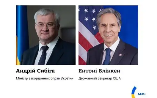 Sybiha and Blinken coordinated positions of Ukraine and United States "on eve of major international events"