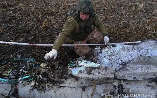 Pyrotechnics neutralize enemy X-59 aircraft missile in Sumy region. PHOTOS