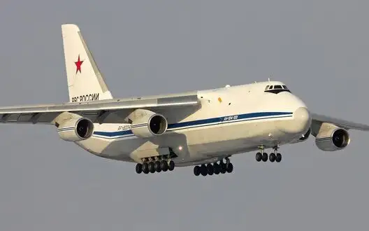 Russian AN-124 arrives in Belarus at night for first time in year and half - Belarusian Hajun