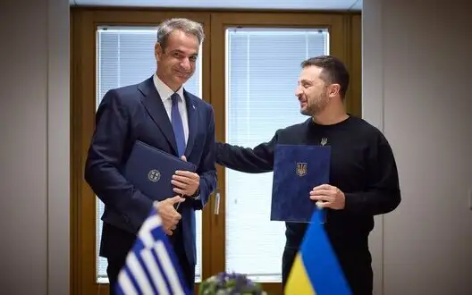 Ukraine and Greece sign agreement on security cooperation