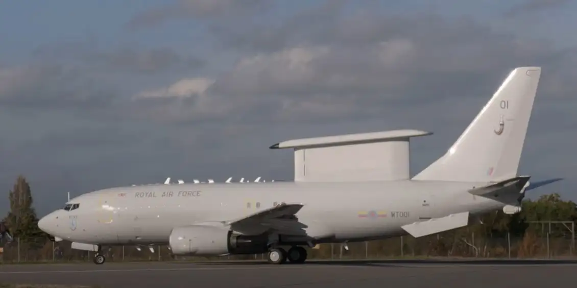 AWACS Королевского флота: британский Boeing E-7A совершил свой первый полет (видео)