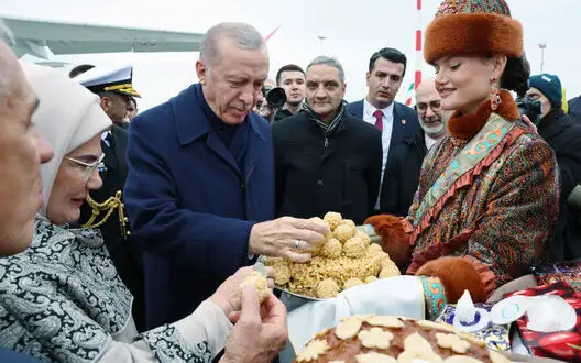 Erdogan arrives at BRICS summit in Russia. PHOTO