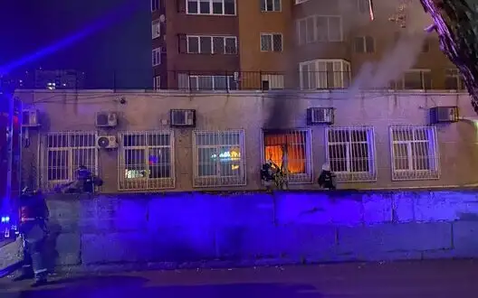 Two women set fire to "United Russia"’s office in Perm, Russia - Russian media. VIDEO+PHOTOS