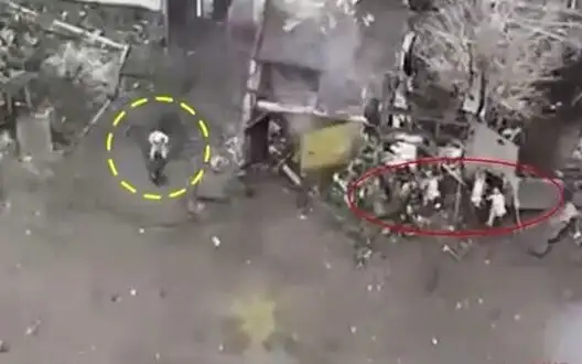 At least four occupiers eliminated by Ukrainian soldier in close combat. VIDEO of drone