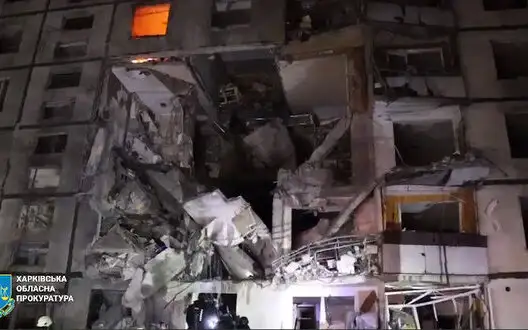 GAB strike on multi-storey building in Kharkiv: two people killed (update). VIDEO+PHOTOS