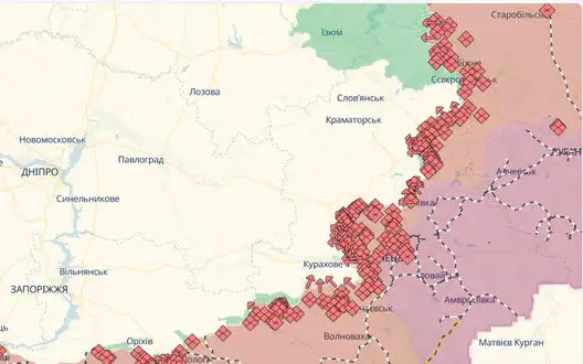 Enemy advances in Donetsk region - DeepState