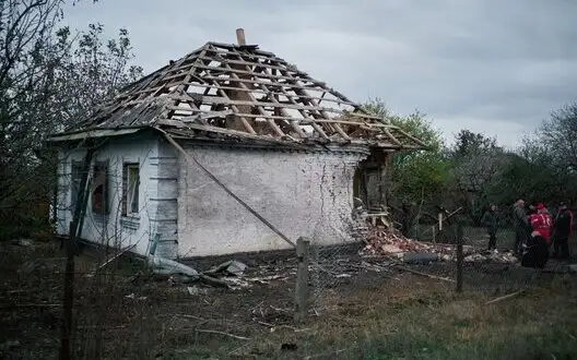 Debris of "Shaheds" fell on houses in Zolotonosha, Cherkasy Region. PHOTOS