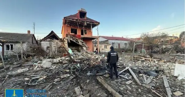 В прокуратуре показали последствия массированной атаки дронов по Одессе и пригороду