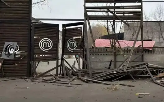 MasterChef filming pavilion heavily damaged as a result of Russian missile attack on Kyiv. PHOTOS