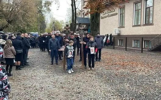 Kryvyi Rih bids farewell to Olena Kulyk and her three children killed by Russian shelling. VIDEO+PHOTOS