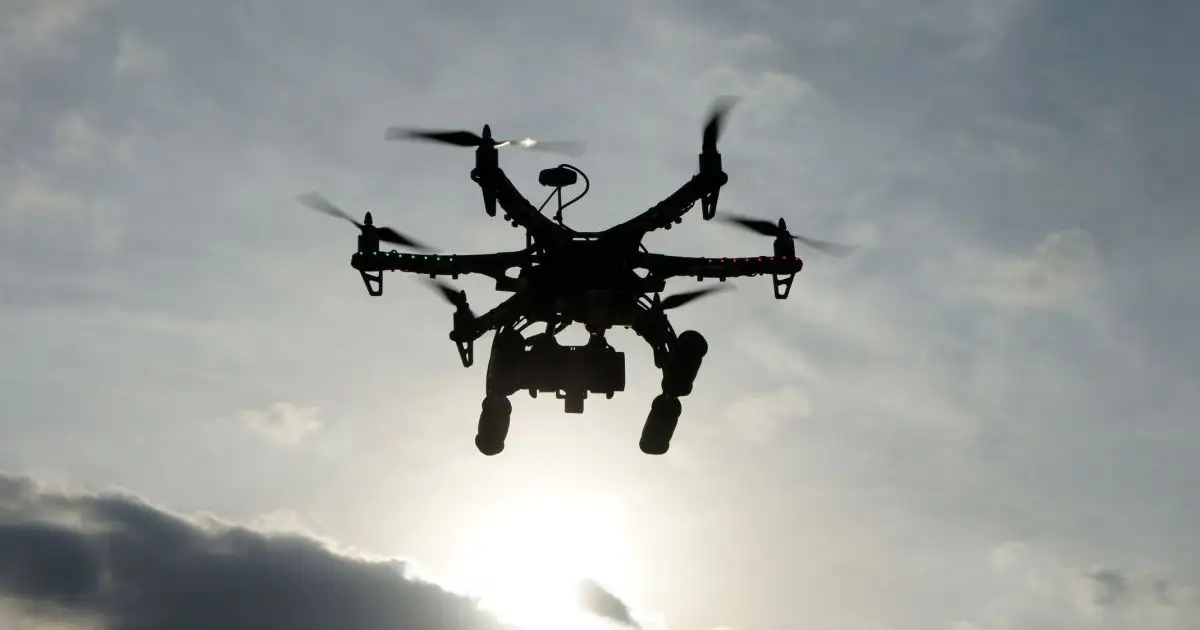 Unknown drones were spotted over three US air bases in Britain