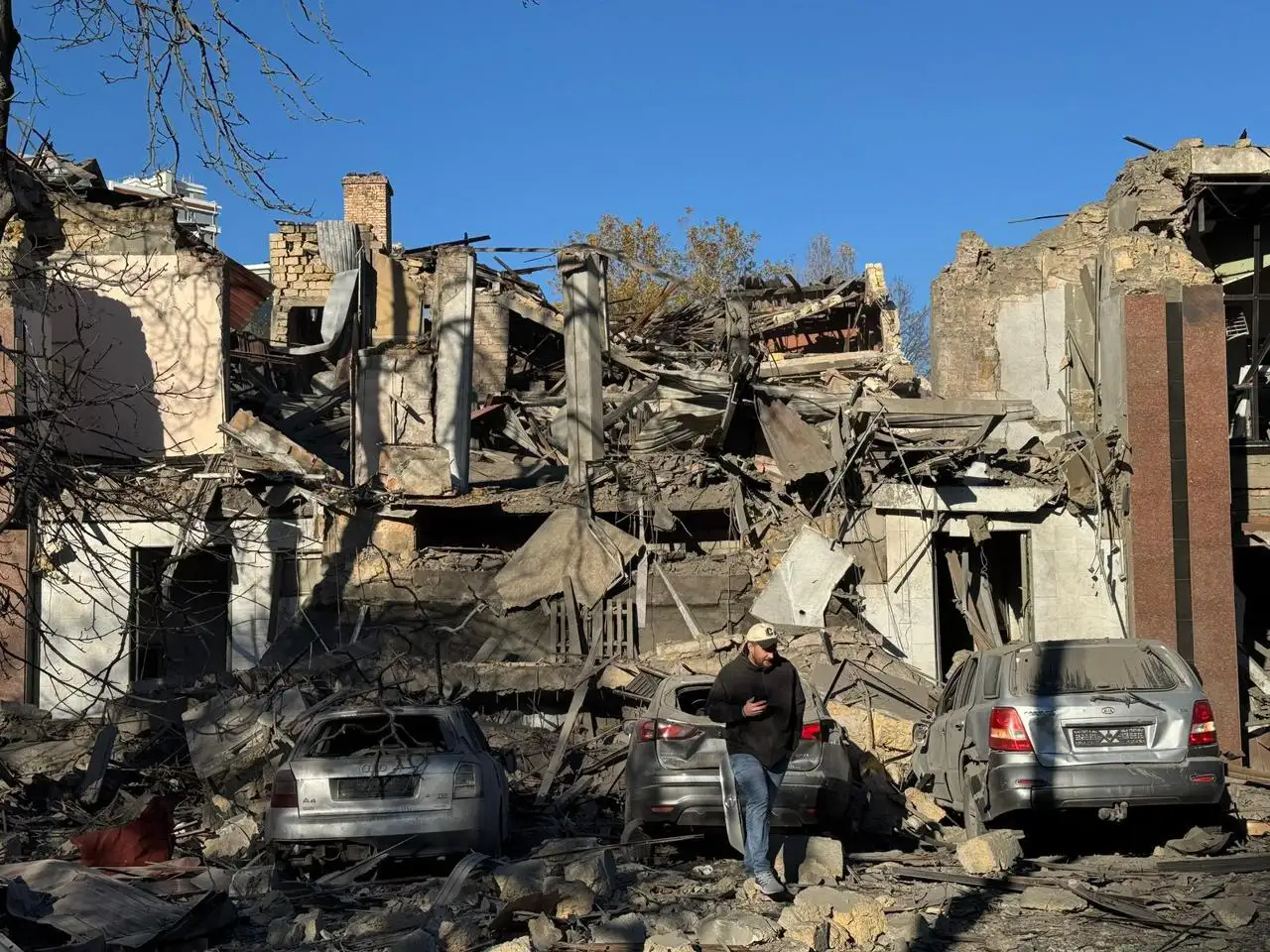 The Russian army struck the center of Odessa. There is destruction