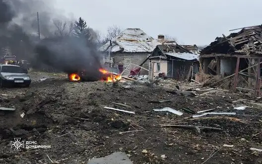 Ruscists dropped bombs on Yasnohirka, Donetsk region: 15 houses destroyed. PHOTO