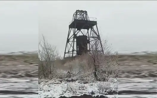 Resident of occupied Khrustalnyi films remains of Kniahynynska mine: "Ropes are cut, machines have been silent for long time, there are only ruins around". VIDEO