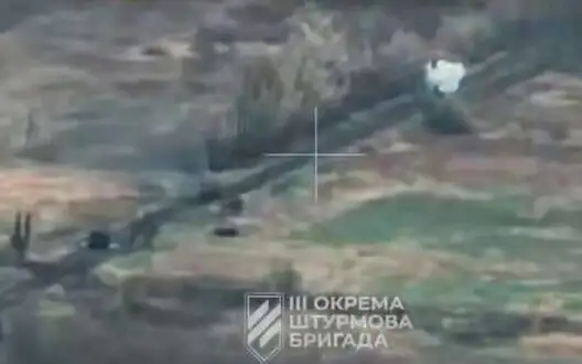 Failed attempt by tank and 3 IFVs to attack positions of 3rd SAB in Kharkiv region. VIDEO