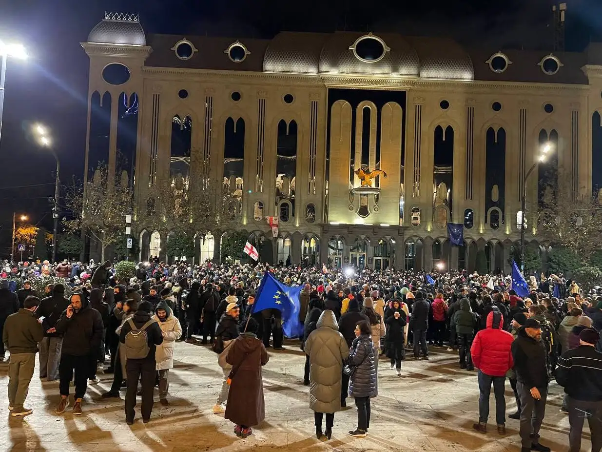 Watch: in Georgia, large-scale protests have resumed due to the authorities' refusal of European integration