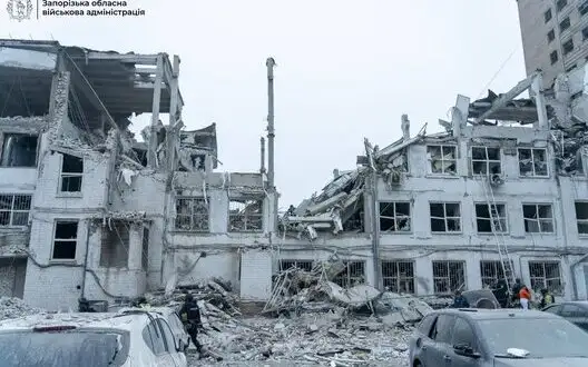 Russian strike on Zaporizhzhia: 4 people killed, 22 injured. PHOTO