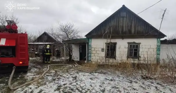 На Харківщині під час пожежі загинули дві людини