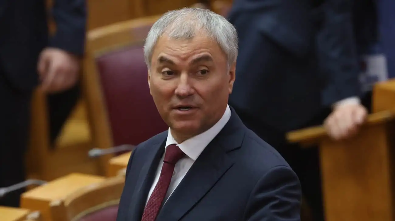 Russian State Duma Chairman Volodin sentenced in absentia to 15 years in prison in Ukraine