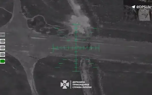 Aerial reconnaissance destroyed enemy BK compound and several enemy shelters in Sumy direction. VIDEO