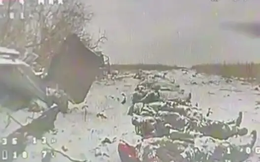 Corpses of Russian and possibly North Korean soldiers are piled up in Kursk region. VIDEO