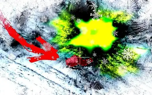 White camouflage did not save occupiers: fighters of 63rd Brigade eliminated enemy using thermal imaging camera. VIDEO