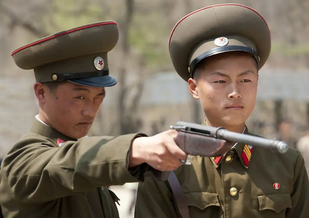 They are crazy. North Korean soldiers started shooting Russian occupiers