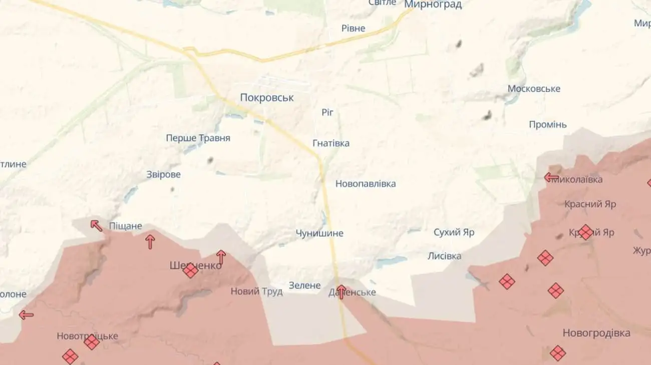 Ukrainian defence forces: Russians try to break through to Pokrovsk to encircle it