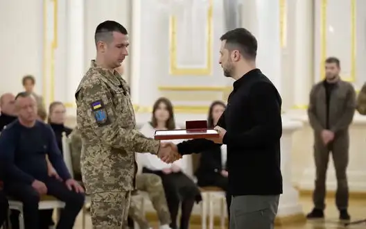 Zelenskyy honored soldiers with highest state awards: "Those who have forever connected themselves and their fate with Ukraine’s independence". VIDEO