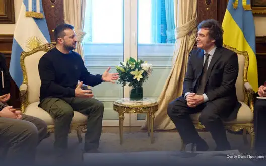 Zelenskyy talks with Argentine President Milei: they discussed development of economic cooperation and start of intergovernmental consultations