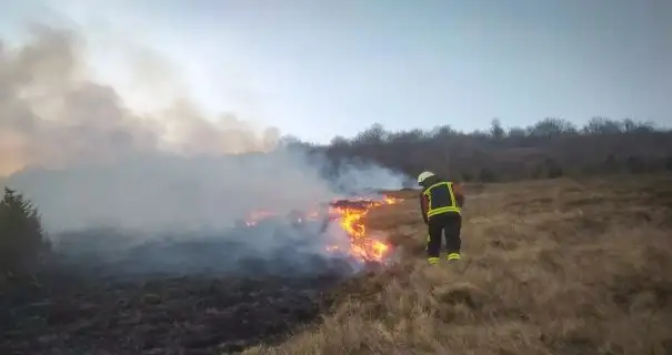 Мешканець Закарпаття заснув у полі з цигаркою і ледь не згорів живцем