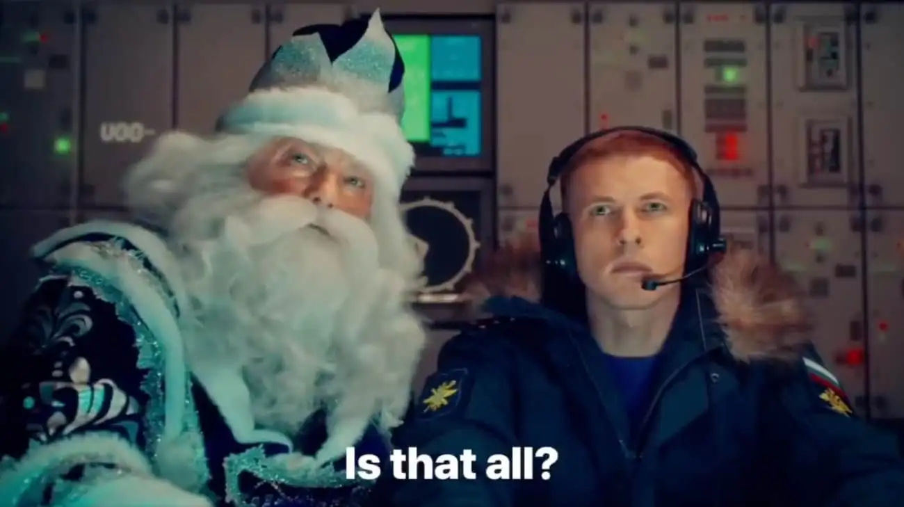 Russia publishes festive video of air defence shooting down Santa amid reports of Azerbaijan Airlines crash in Grozny