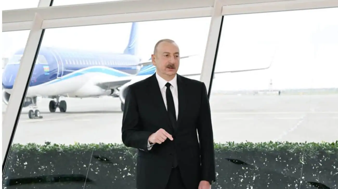 Azerbaijani President demands compensation and admission of guilt from Russia for downed plane