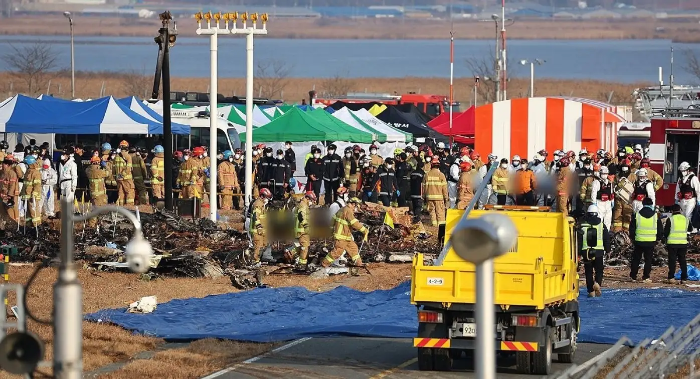 Plane crash in South Korea. Investigators are looking into two possible causes of the crash