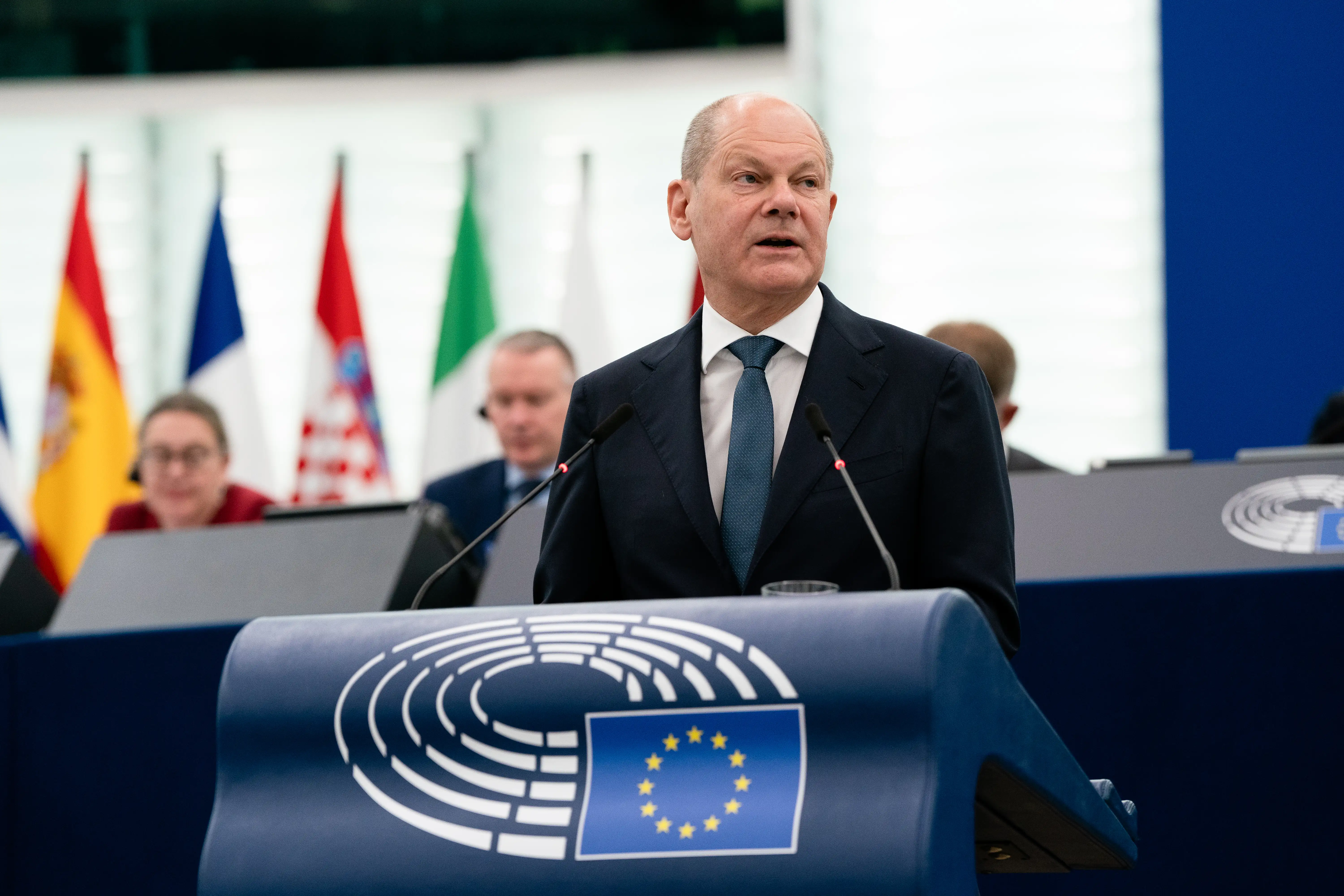 Like no other. Scholz made a loud promise regarding Ukraine