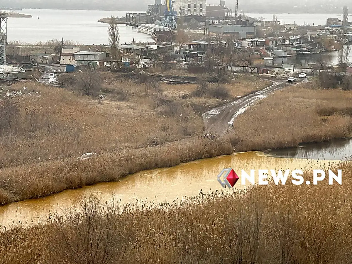 Откачали уже 25 тонн: в Николаеве в результате обстрела РФ масло попало в Южный Буг (фото)