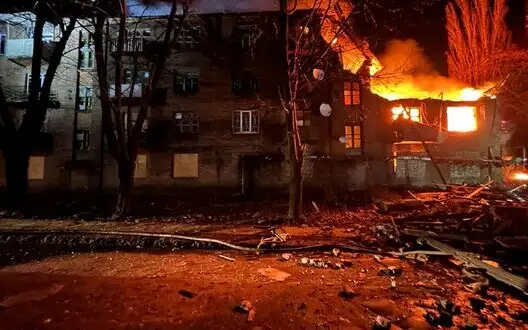 On night of 2 January, Russians shelled Kramatorsk. PHOTO