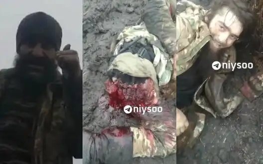 Kadyrovite whose leg has just been blown off lies in mud in Kursk region, laughing for camera. VIDEO 18+