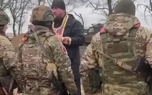 Russian Orthodox priest’s parting words to Russian stormtroopers before attack: "Guys, pray, f#ck!". VIDEO