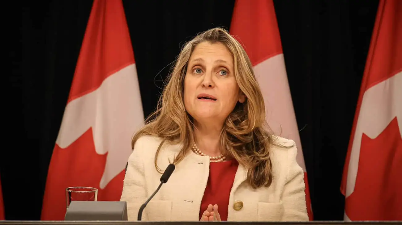 Canada's former Finance Minister Chrystia Freeland may run for PM's office, CBC News reports