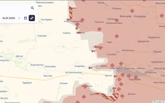 Russians occupied Yantarne and advanced near 5 settlements - DeepState. MAP