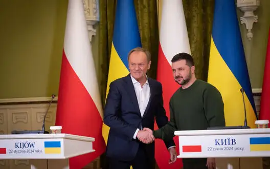 Zelenskyy discusses arms production and investments to strengthen Ukraine’s defense capabilities with Tusk