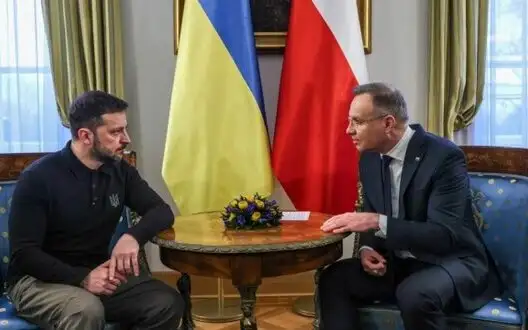 Zelenskyy and Duda meet in Warsaw. PHOTO